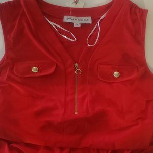 Emma & Michele Ladies Red Dress